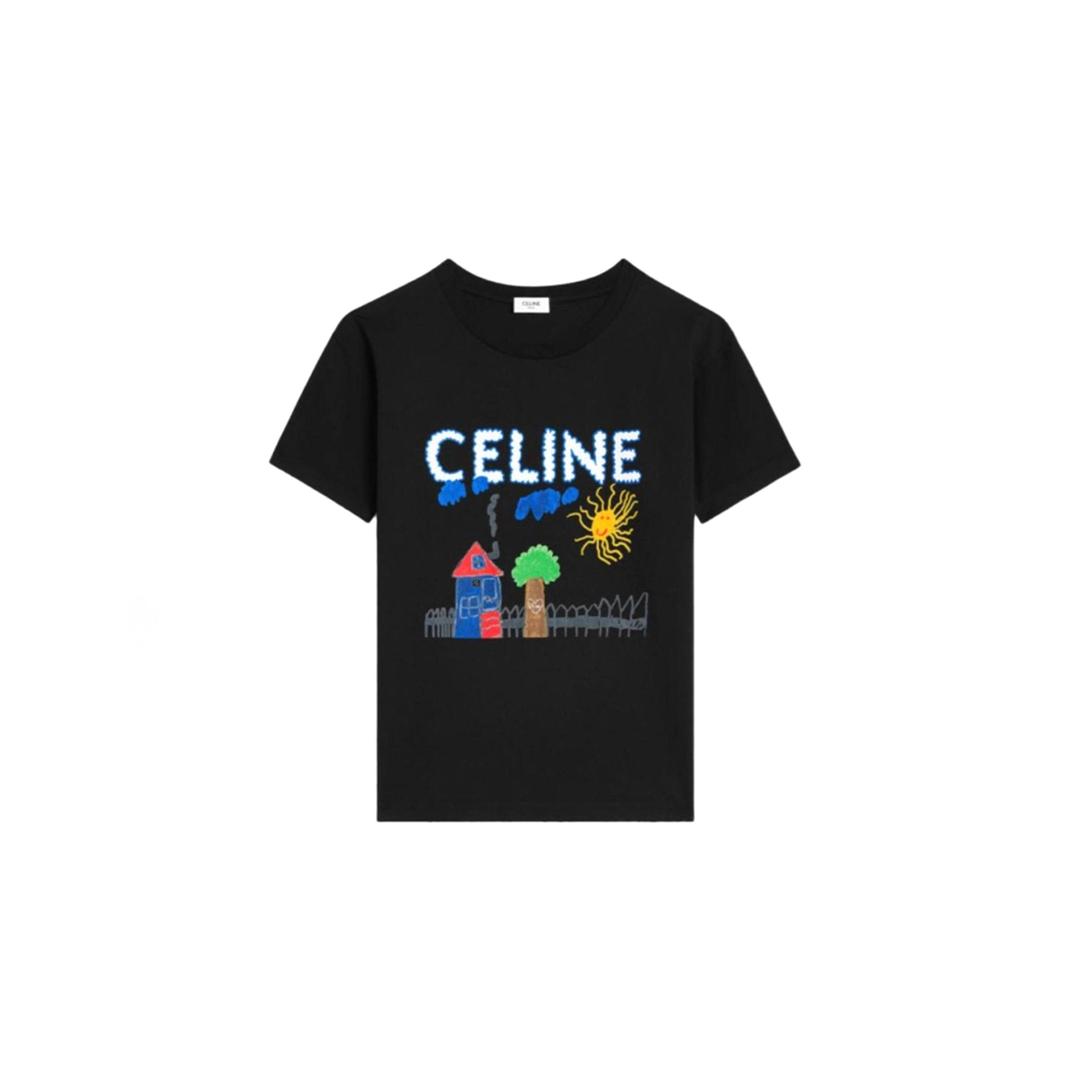 Ce1i*e loose t-shirt in cotton jersey